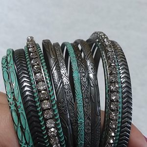 Bangle Turquoise Bracelet Set